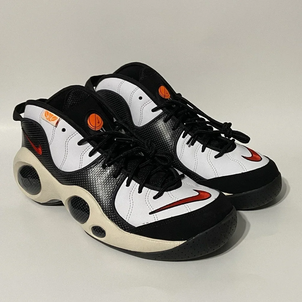 Nike Air Zoom Flight 95 HOOPS Sz 10 White Coconut Milk DS NEW Jason Kidd